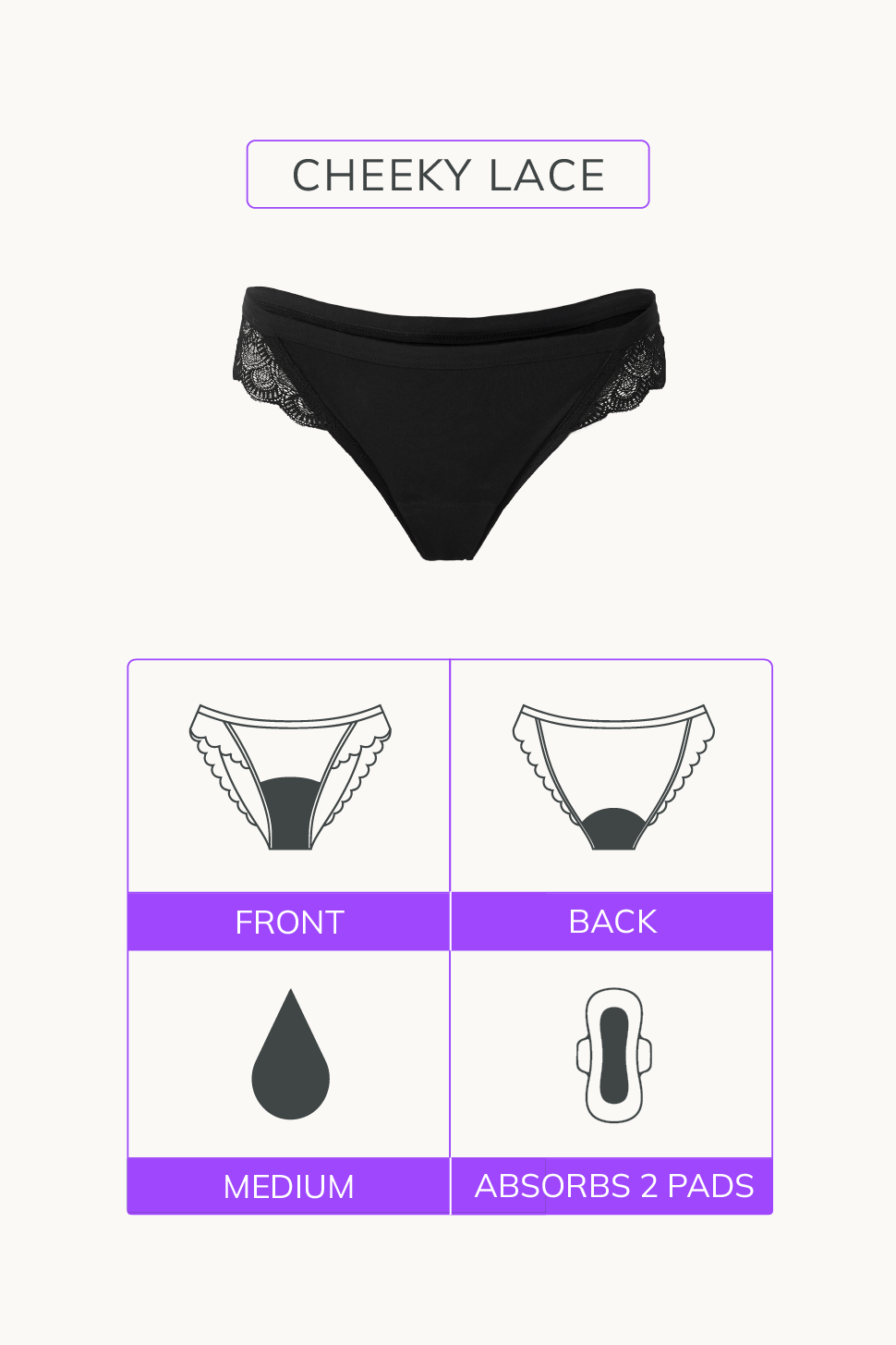 Cheeky Lace Trio